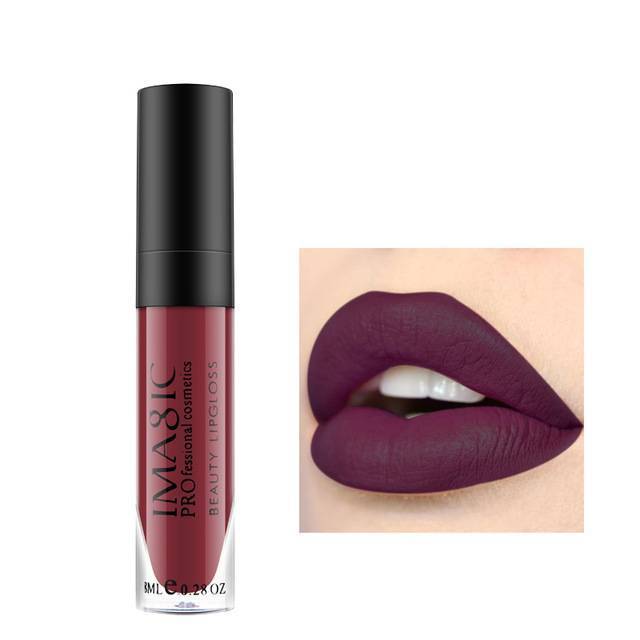 1 Pcs Waterproof Long Lasting Matte Lip gloss Lip Gloss IMAGIC Official Store 11