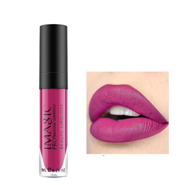 1 Pcs Waterproof Long Lasting Matte Lip gloss Lip Gloss IMAGIC Official Store 14