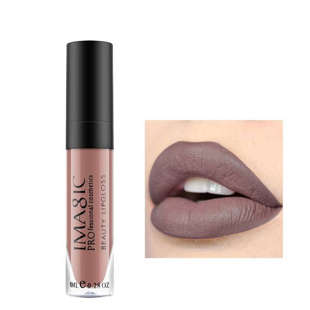 1 Pcs Waterproof Long Lasting Matte Lip gloss Lip Gloss IMAGIC Official Store 16