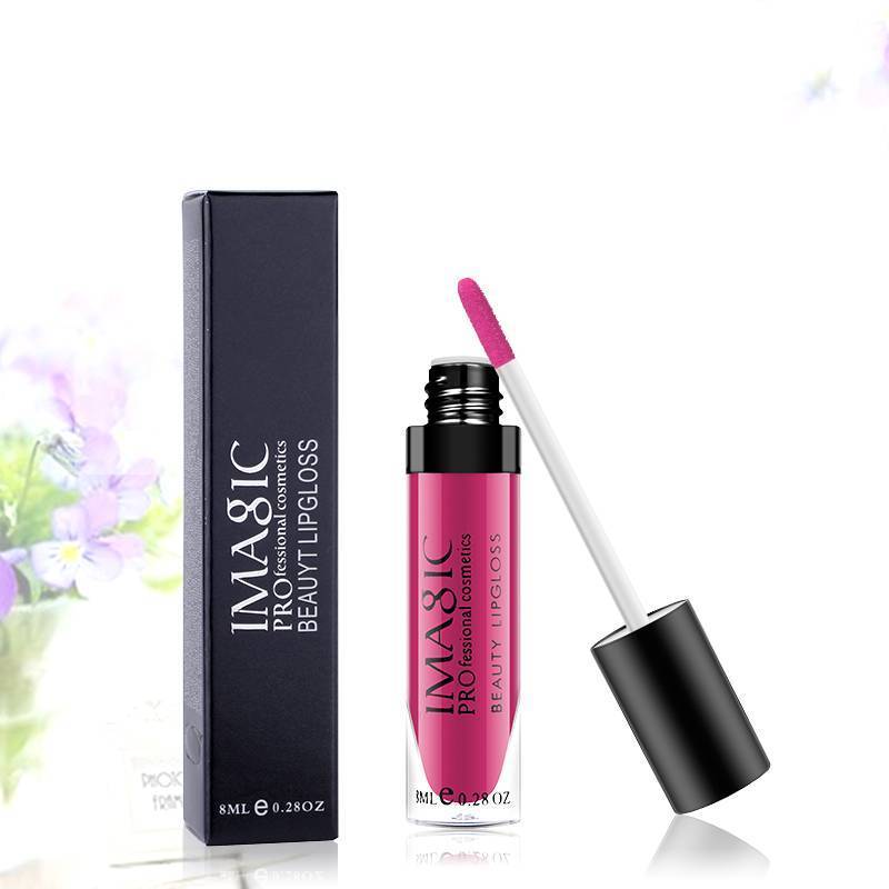 1 Pcs Waterproof Long Lasting Matte Lip gloss Lip Gloss IMAGIC Official Store