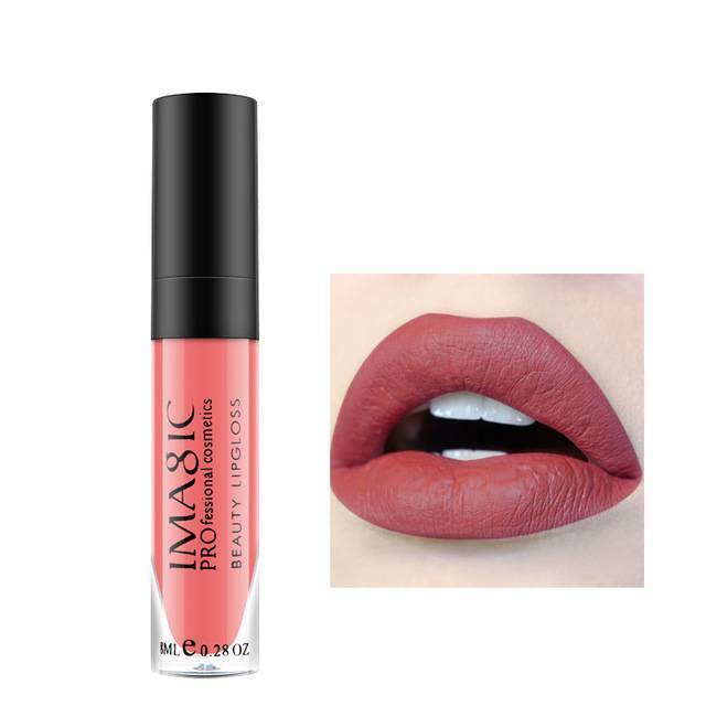 1 Pcs Waterproof Long Lasting Matte Lip gloss Lip Gloss IMAGIC Official Store 7