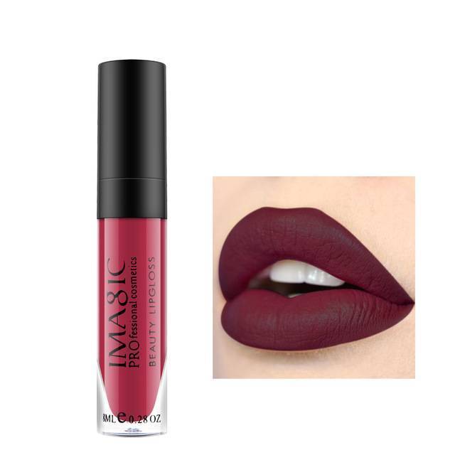 1 Pcs Waterproof Long Lasting Matte Lip gloss Lip Gloss IMAGIC Official Store 9