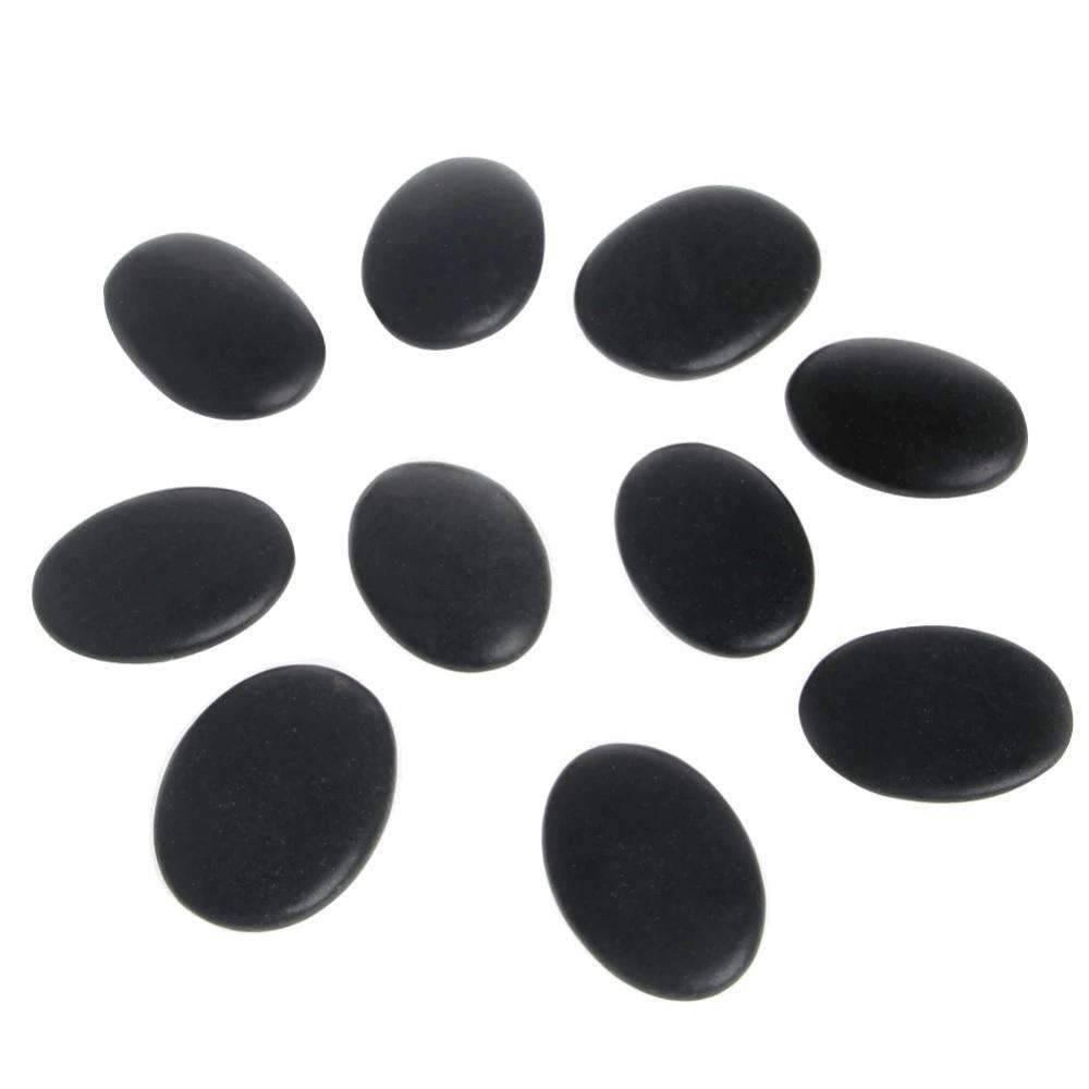 10PCS Spa Basalt Stone Lava Natural Stone Massage Tools Massage & Relaxation Shop3222037 Store
