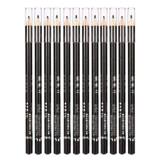12pcs/set Liquid Waterproof Black Eyeshadow and Eyeliner Eye Shadow & Liner Combination All for beautiful Store a