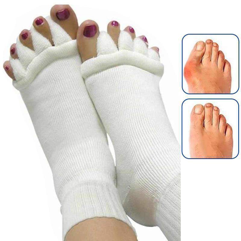 1Pair Foot Massager Socks Finger Separator Massage Health Foot Foot Care Tool PARKnSHOP Default Title