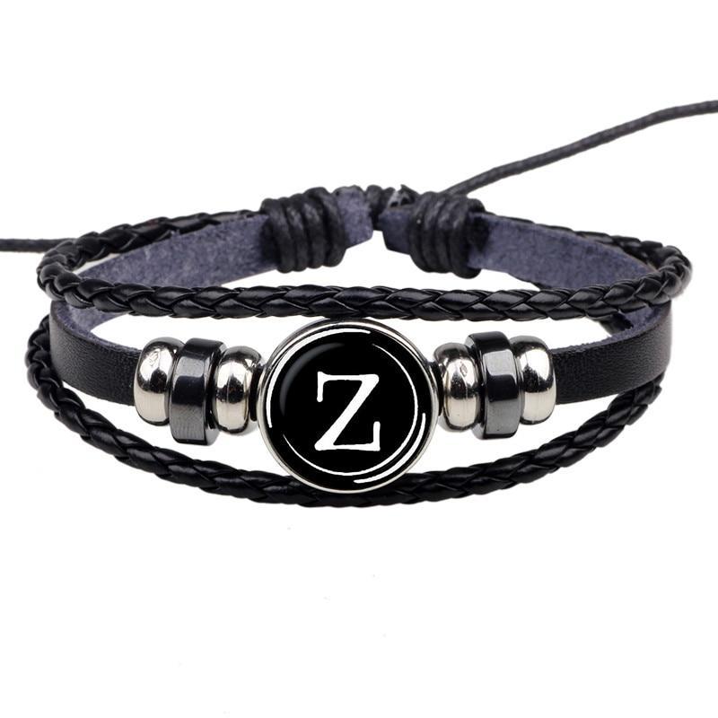 26 Letters Personality Rope Bracelet Wrap Bracelets ESSPOC JEWELLRY Store