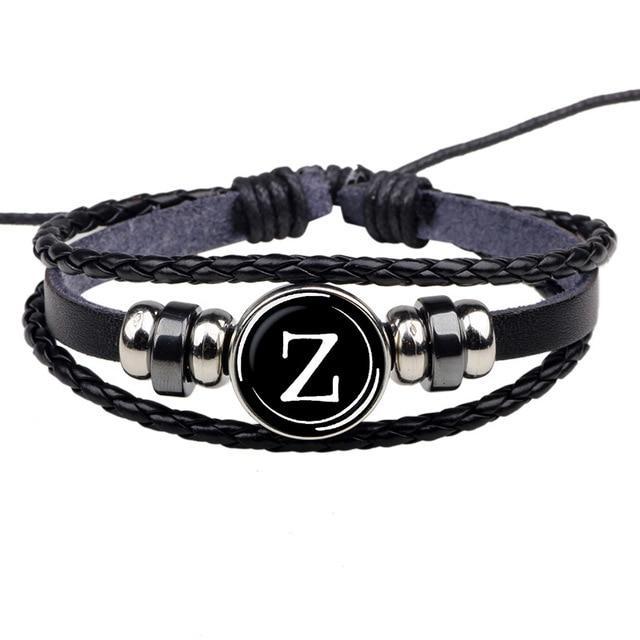 26 Letters Personality Rope Bracelet Wrap Bracelets ESSPOC JEWELLRY Store Z