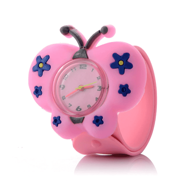 3D Cartoon Shock Resistant Quartz Children’s Watch Children's Watches Moroccolove Store butterfly