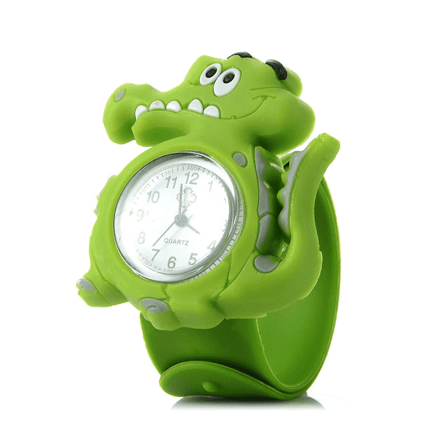 3D Cartoon Shock Resistant Quartz Children’s Watch Children's Watches Moroccolove Store crocodile