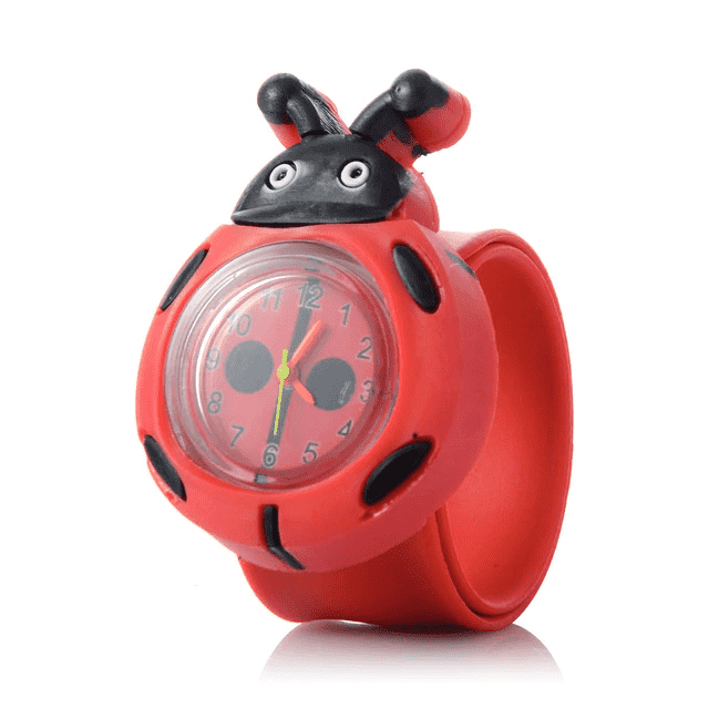 3D Cartoon Shock Resistant Quartz Children’s Watch Children's Watches Moroccolove Store Ladybug