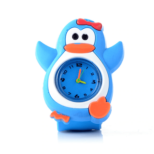 3D Cartoon Shock Resistant Quartz Children’s Watch Children's Watches Moroccolove Store penguin