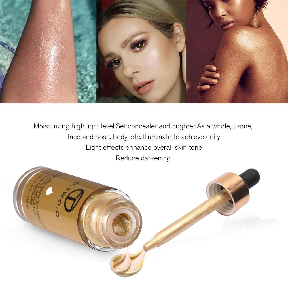 3D Liquid Natual Glow Highlighter Lotion Bronzers & Highlighters O.TWO.O Official Store