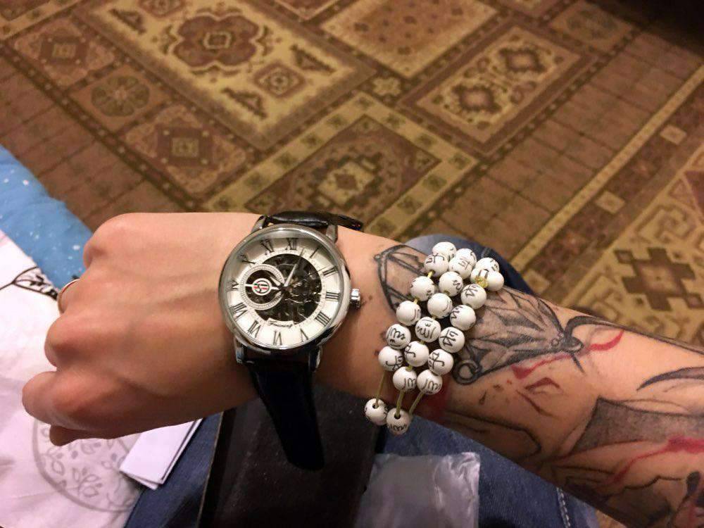 3D Logo Design Hollow Engraving Skeleton Men’s Mechanical Watch Mechanical Watches GMT
