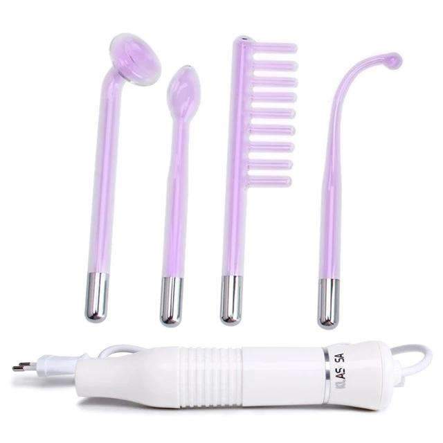 4 in 1 Facial Skin Care Massage Tools Spa Salon Acne Therapy Massage & Relaxation KLASVSA Official Store Argon Gas UK Plug