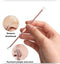 4 Pieces Acne Blackhead Removal Rose Gold Needle Skin Cleanser Cleansers Goodlan Store