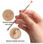 4 Pieces Acne Blackhead Removal Rose Gold Needle Skin Cleanser Cleansers Goodlan Store