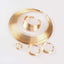 4pcs Metal Wire Jewelry Set Of Zinc Alloy For Women Bridal Jewelry Sets Carol Jewelry gold