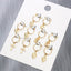 5 Pairs Round Hoop Earrings Hoop Earrings VIVILADY Official Store