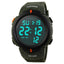 5Bar Waterproof Digital Watch Digital Watches Skmei official store Army Green
