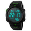 5Bar Waterproof Digital Watch Digital Watches Skmei official store Green