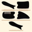 5pcs/Set Gua Sha Board Body Acupoint Body Massage Tools Massage & Relaxation HealthPro Store