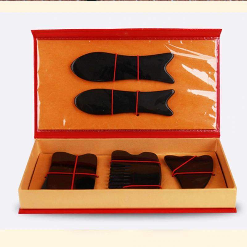 5pcs/Set Gua Sha Board Body Acupoint Body Massage Tools Massage & Relaxation HealthPro Store