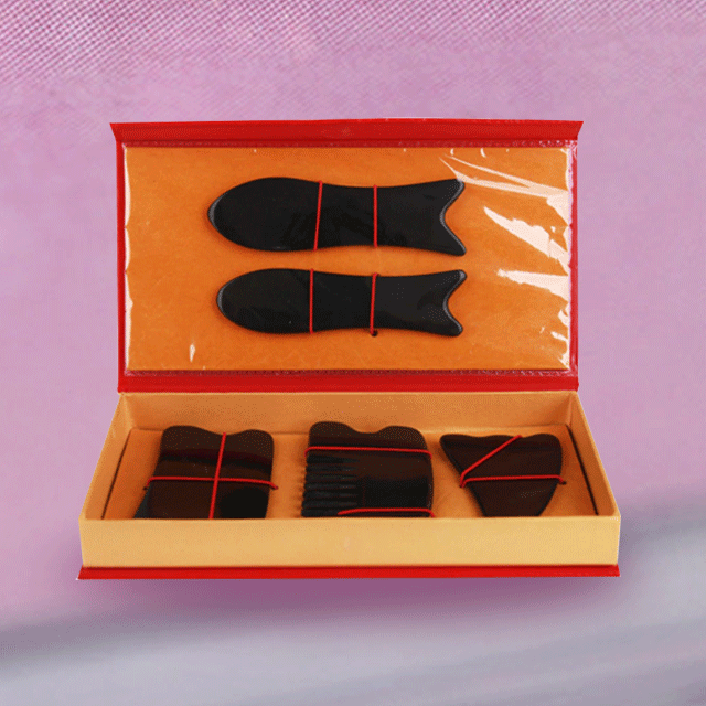 5pcs/Set Gua Sha Board Body Acupoint Body Massage Tools Massage & Relaxation HealthPro Store