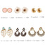 6 Pairs Party Earrings Set Stud Earrings Love a act the role ofing