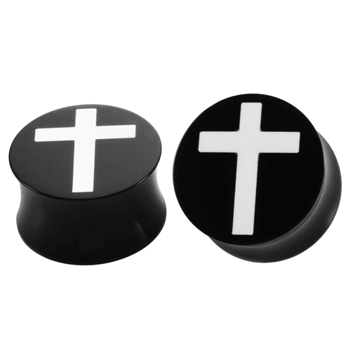 Acrylic Ear Plug and Tunnel Body Jewelry Body Jewelry SWANJO Piercing Store Style 14 8mm