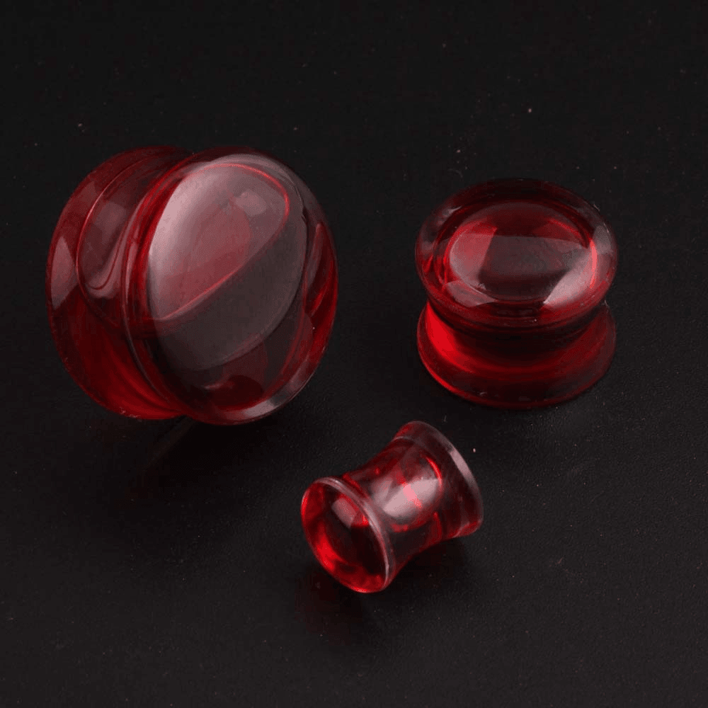 Acrylic Earring Jewelry with Red Liquid Blood Design Body Jewelry SWANJO Jewelry Store