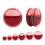 Acrylic Earring Jewelry with Red Liquid Blood Design Body Jewelry SWANJO Jewelry Store 8mm