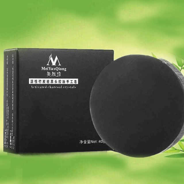 Activated Charcoal Crystal Soap Skin Whitening Cleanser For Oily Skin Cleansers MeiYanQiong Official Store