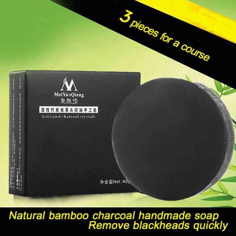 Activated Charcoal Crystal Soap Skin Whitening Cleanser For Oily Skin Cleansers MeiYanQiong Official Store