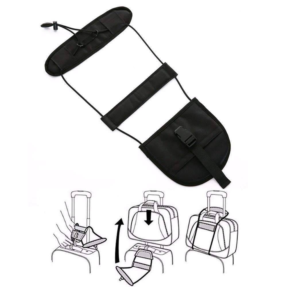 Adjustable Elastic Telescopic Travel Bag & Luggage Strap Travel Accessories QIAQU Official Store