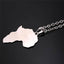 Africa Map Pendant Chain Necklace Pendant Necklaces U 7 Official Store