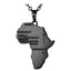 Africa Map Pendant Chain Necklace Pendant Necklaces U 7 Official Store Black Gun Plated China