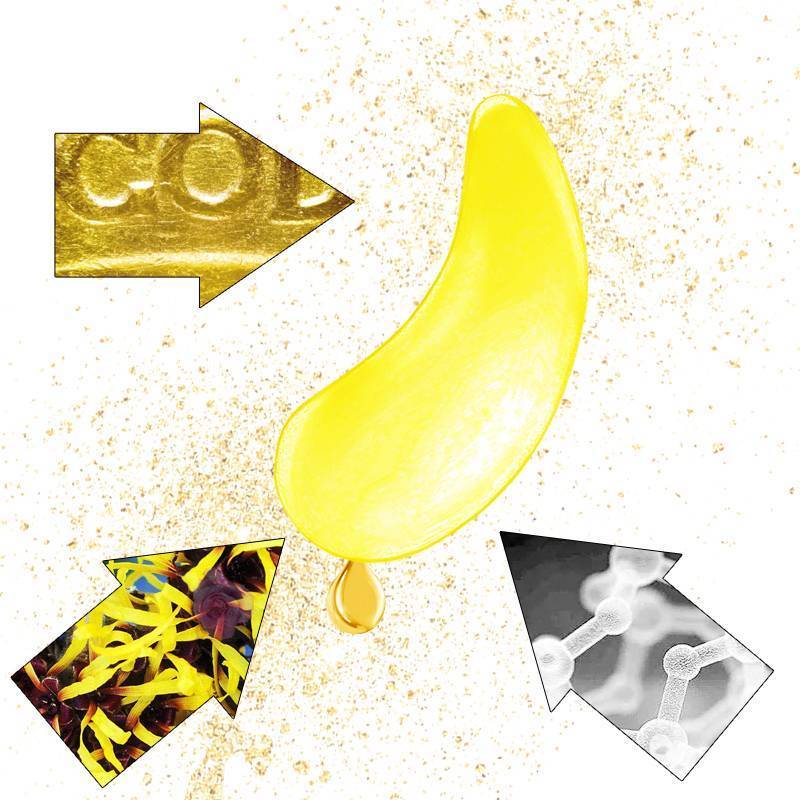 Anti-Aging Gold Collagen Eye Mask Creams OEDO Official Store