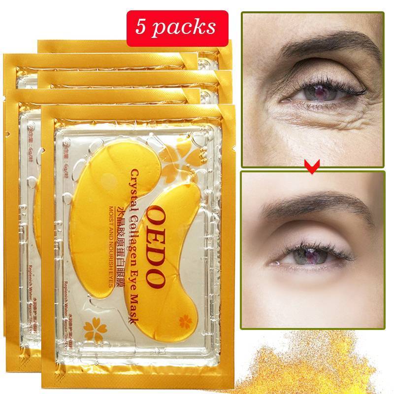 Anti-Aging Gold Collagen Eye Mask Creams OEDO Official Store