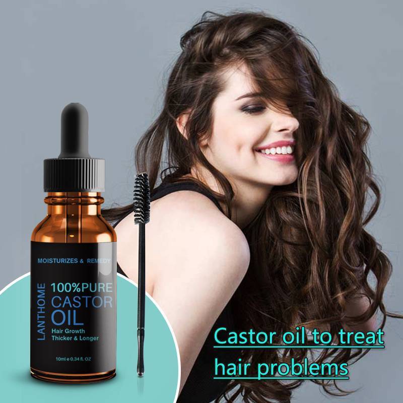 Anti Skin Aging Castor Hair Oil EyeLash Enhancer Hair & Scalp Treatments PANSLY Store