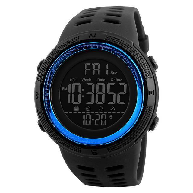 Army Outdoor Sports Wristwatch Digital Watches Skmei Focalprice Watch Store Black Blue