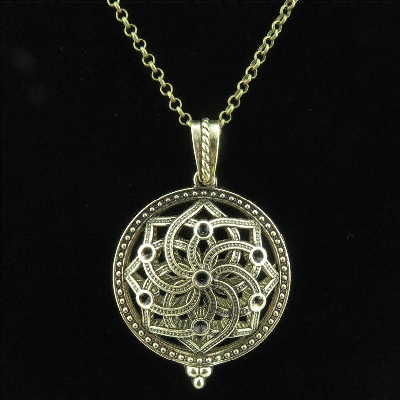 Aromatherapy Dream Catcher Necklace Pendant Necklaces f D's store