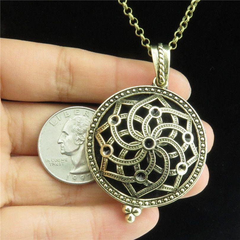 Aromatherapy Dream Catcher Necklace Pendant Necklaces f D's store