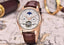 Automatic Tourbillon Leather Casual Mechanical Watch For Men Mechanical Watches LIGE Global No. 2 Store