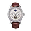 Automatic Tourbillon Leather Casual Mechanical Watch For Men Mechanical Watches LIGE Global No. 2 Store