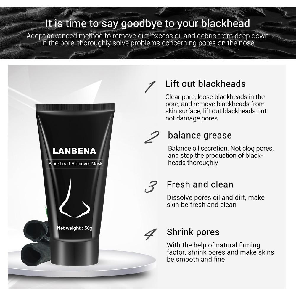Bamboo charcoal Black Skin Care Peel Mask Treatments & Masks LANBENA Official Store