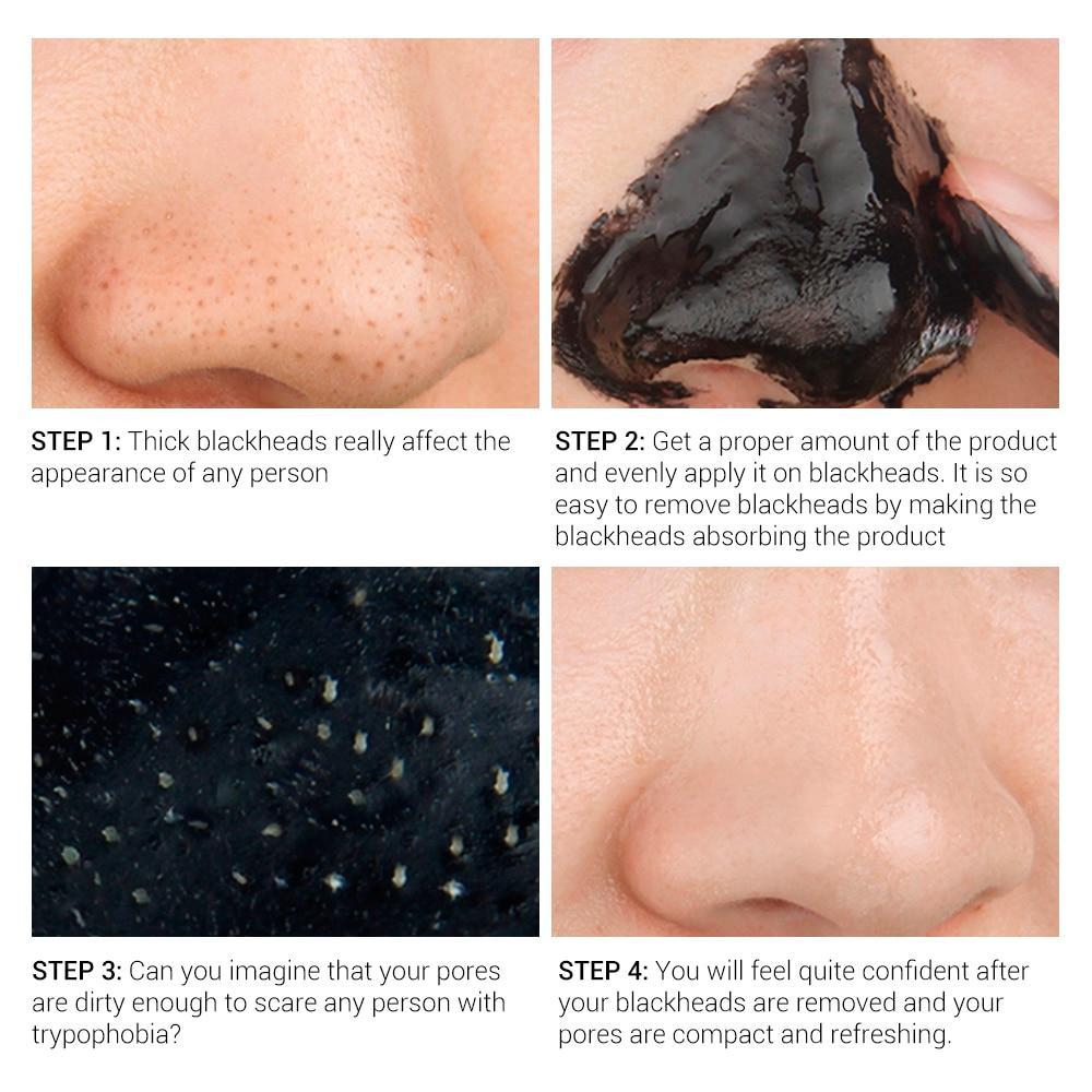 Bamboo charcoal Black Skin Care Peel Mask Treatments & Masks LANBENA Official Store