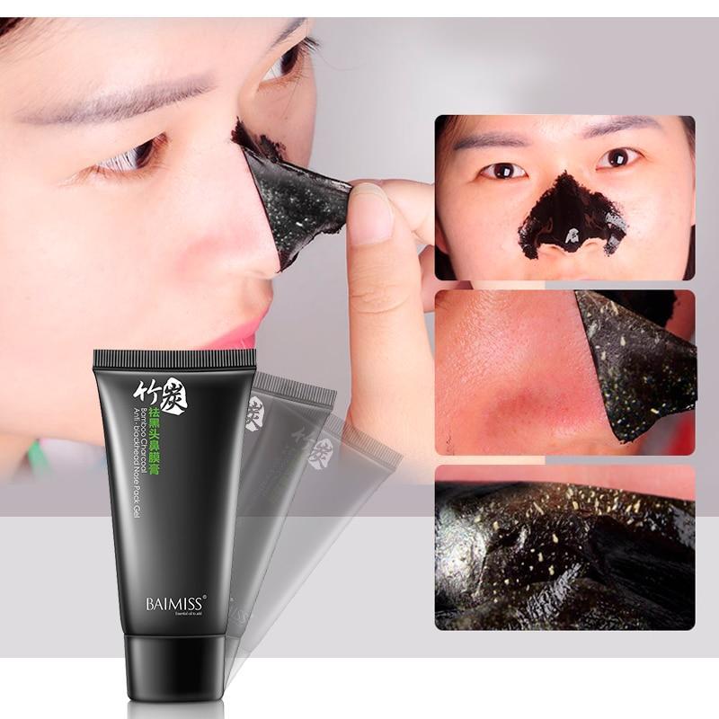Bamboo Extract Strip Nose Mask Treatments & Masks BAIMISS Official Store