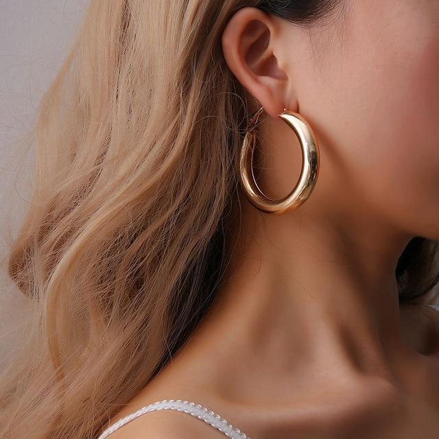 Big Circle Boho Earrings Drop Earrings GUVIVI Official Store 1