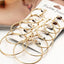 Big Circle Punk Hoop Earings Hoop Earrings Sparkling Sparks Store