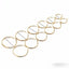 Big Circle Punk Hoop Earings Hoop Earrings Sparkling Sparks Store